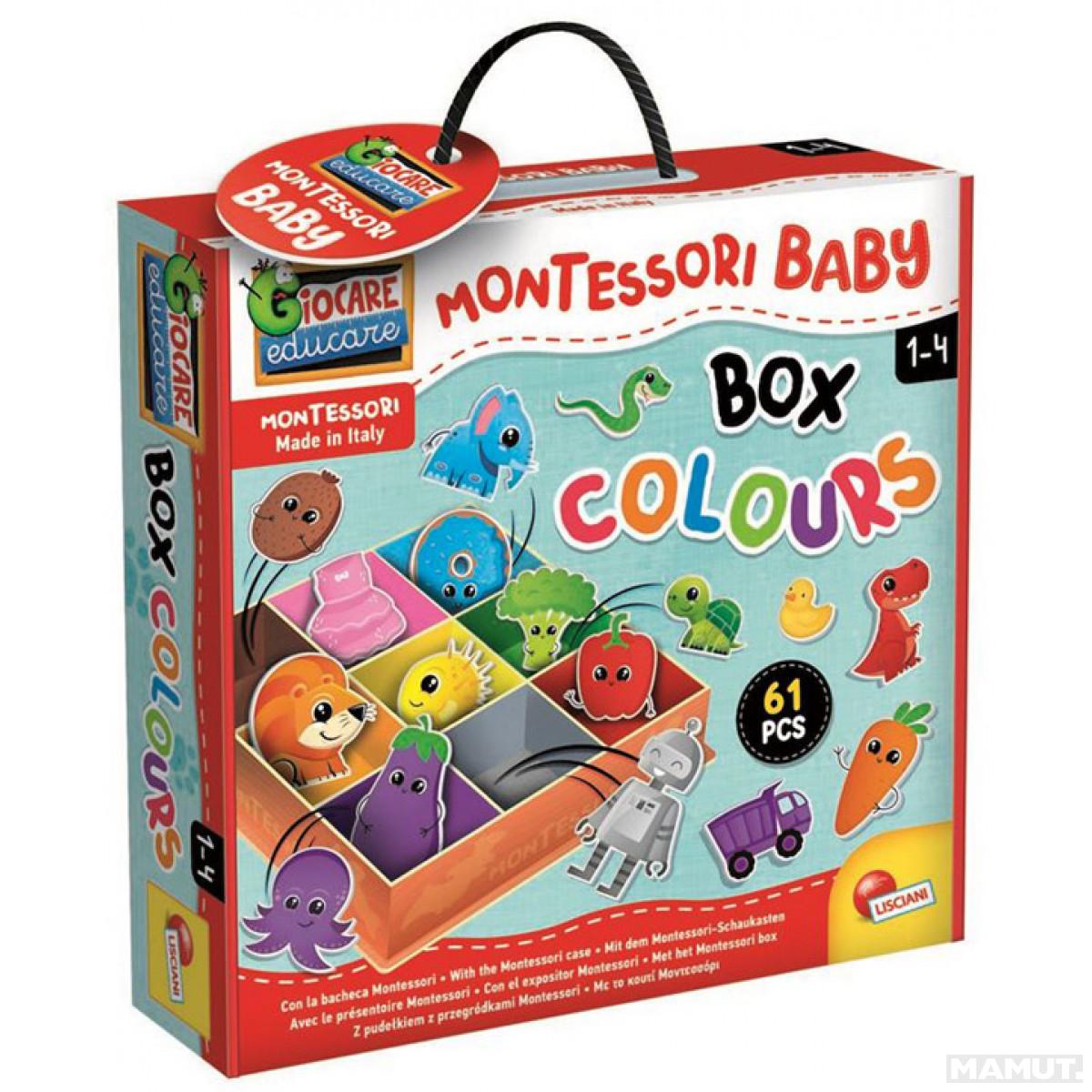 EDUKATIVNA KUTIJA MONTESORI BOJE 92765 LISCIANI